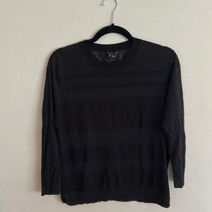 Theory Sheer Stripe Sweater
